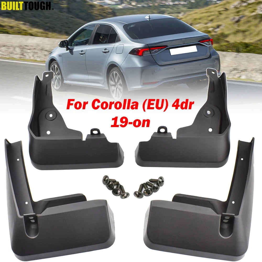 Формованные Брызговики для Toyota Corolla E210 4dr салона Sedan 2019 2020 передние и задние