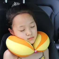 Детская u-образная Подушка Автомобильная защитная подушка на сиденье протектор Анти-жгут рулон Подушка для сна для детей подушка для малыша