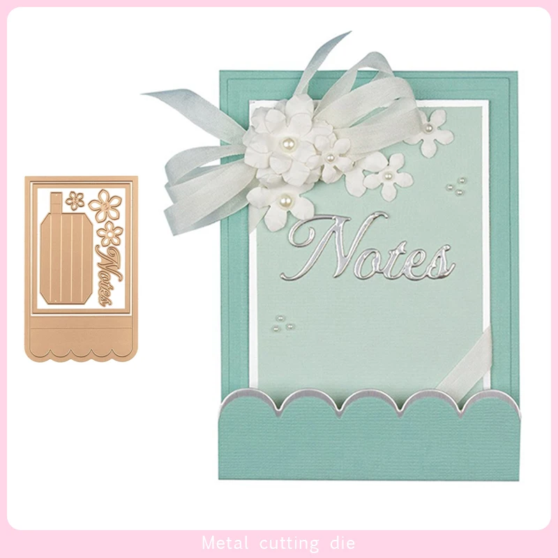 

Folding Note SET Metal Cutting Dies for DIY Scrapbooking Photo Album Decorative Embossing Paper Card Crafts Die Cut 2019