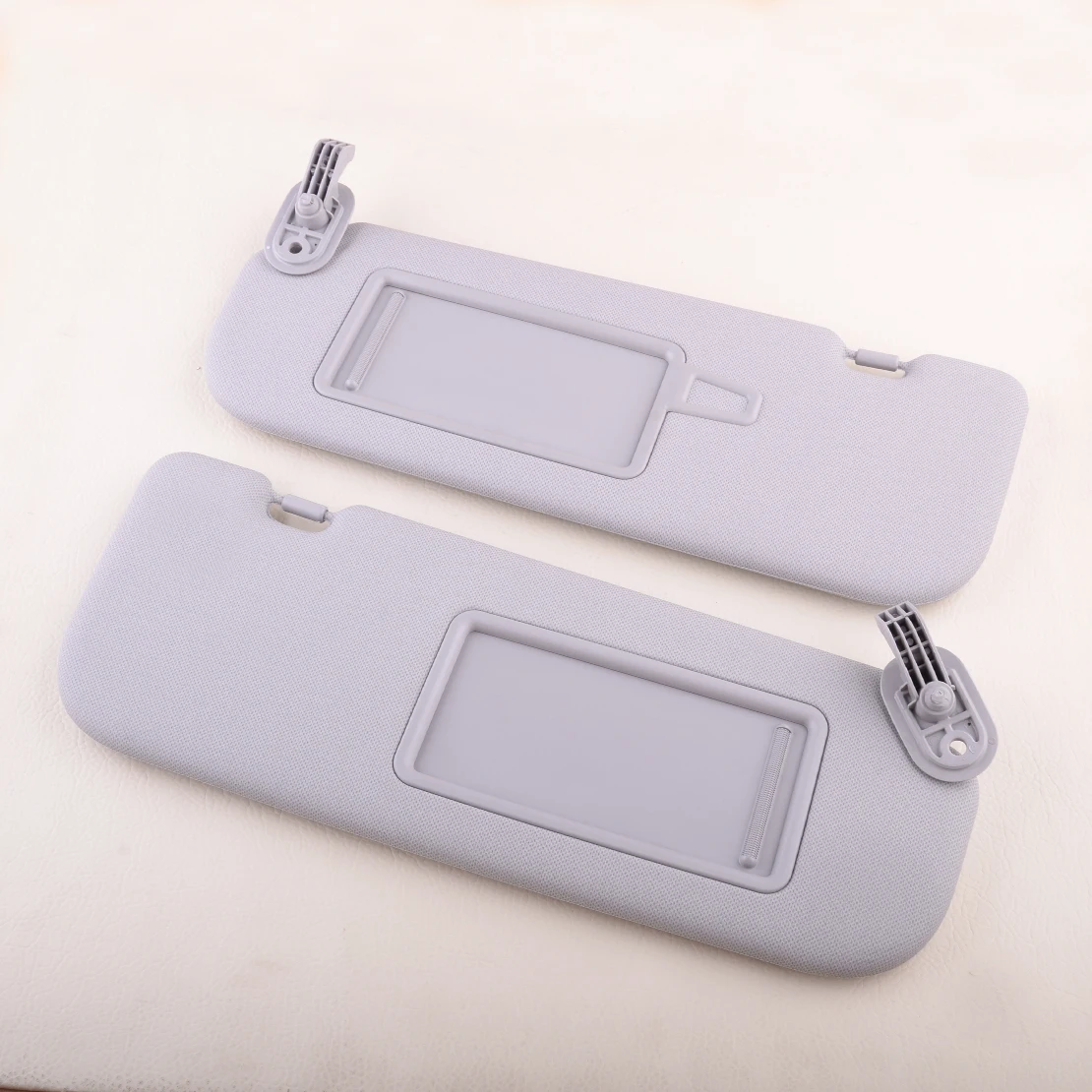 Gray 1 Pair Left & Right Car Sun Visor 852103X000TX 852203X000TX Fit