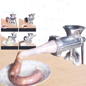 

4 In1 Sausage Stuffer Meat Grinder Rice Mill Meat Press Pasta Machine Sausage Making Machine Kitchen Stainless Steel Accessories