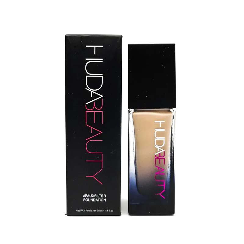HUDAS beauty nuda beauty FauxFilter основа Мерцающая палитра того же цвета с Hudas матовый Smokey контур и стробоскоп набор губ