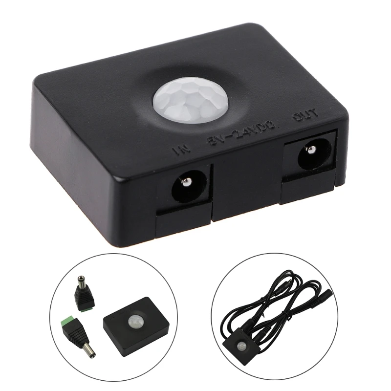 

New Style DC 12V/24V 5A Human Body Infrared PIR Motion Sensor Switch For LED Light Strip High Quality