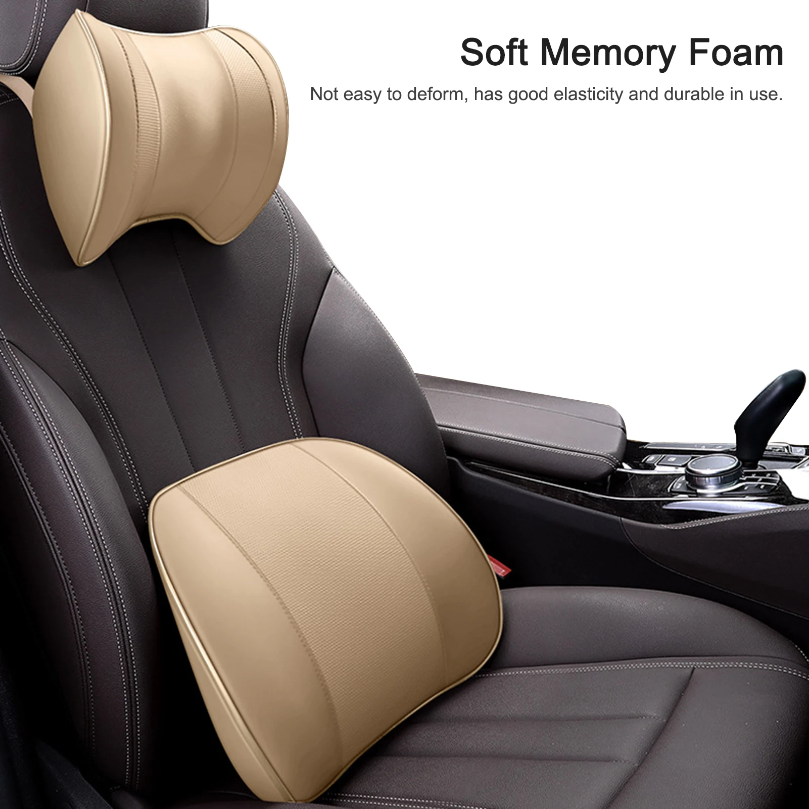 lebogner Lumbar Support Back Cushion for Car- Air Motion Backrest for Lower  Back Pain - Orthopedic Customized Posture Support - Back Pain Relief Car