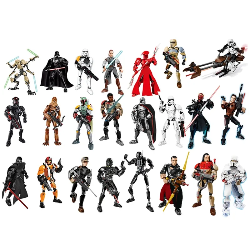 

Star Wars Bionicle Hero Factory Star Warrior Buildable Figures Soldier Building Blocks Bricks Enlightenment Kits Children Toys