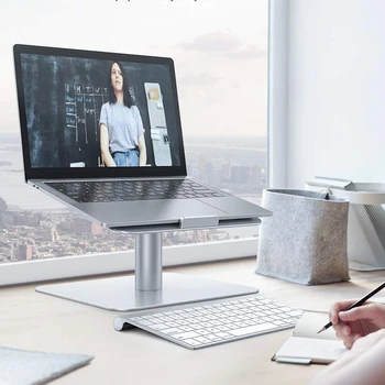 

Ergonomic Desk Stand 360 ° Rotatable Notebook Computer Bracket Is Suitable for 10 Inch - 17.3 Inch Notebook HP DELL, Etc