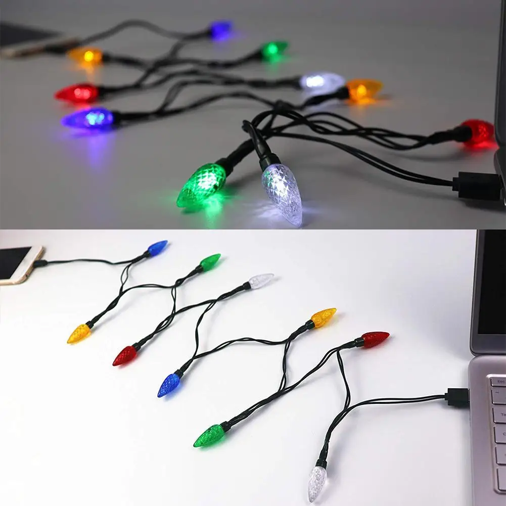 Счастливого Рождества светодиодный usb зарядный кабель Рождественский светильник зарядное устройство светильник ing шнур для HUAWEI Xiaomi Mi6 для iPhone Xs Max 8 7 сотовый телефон