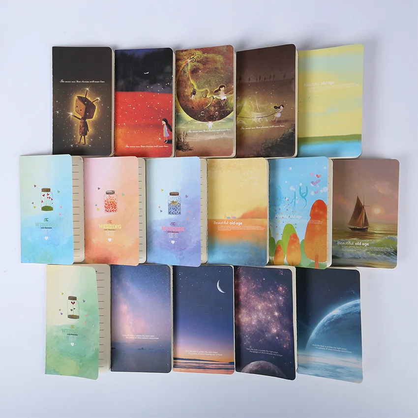 

Mini Cute Kawaii Journal Diary Notebook With Lined Paper Vintage Retro Notepad Book For Kids Korean Stationery