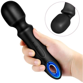 

Therapeutic Personal Wand Massager for Sports Recovery,Handheld Wireless Massager,10 Speeds Vibrating Patterns,USB Rechargeable