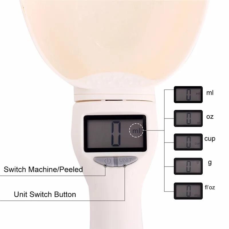 800 г весы для домашних животных чашка собак кошек ложка кормления миска