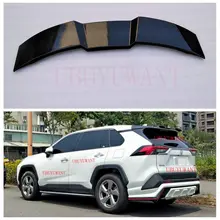 For New Toyota RAV4 RAV 4 ABS Plastic Unpaint Exterior Rear Spoiler Tail Trunk Boot Wing Decoration Car Styling