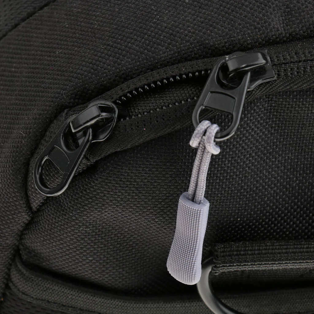 10x Zipper Puller Cord Ends Lock Stopper For Sportswear/Backpack/Garment/Luggage