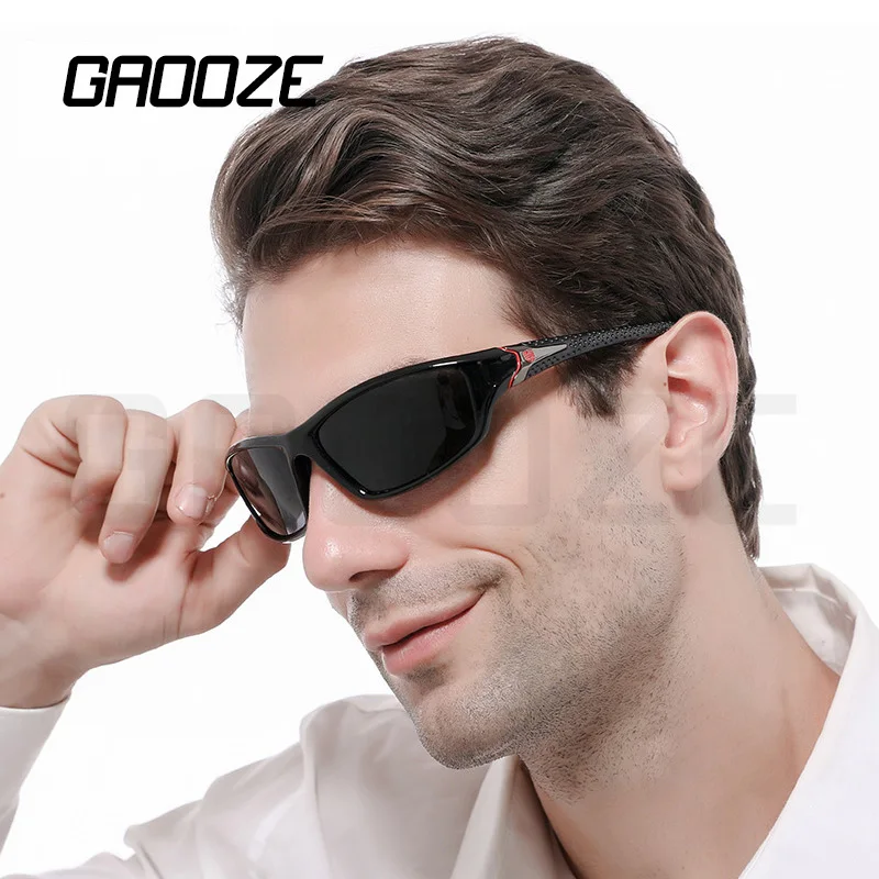GAOOZE TR90/PC, мужские брендовые поляризованные солнцезащитные очки, очки для мужчин, для вождения/езды/спорта, с Антибликовой текстурой, оправа, женские очки, XD26