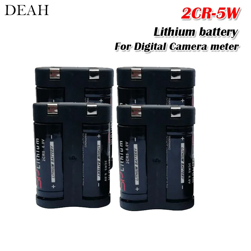 4 шт./лот литиевая батарея 2cr5 6 В батарея 2cr-5вт 2CP3845 для цифровой камеры метр огни большой емкости батареи литиевые батареи