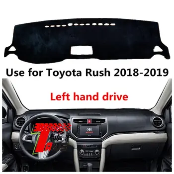 

Taijs 3 Colours Left Hand Drive High Synthetic Fiber Car Dashboard Mat Dash Cover UV Anti-dust for Toyota RUSH 2018 2019 2020