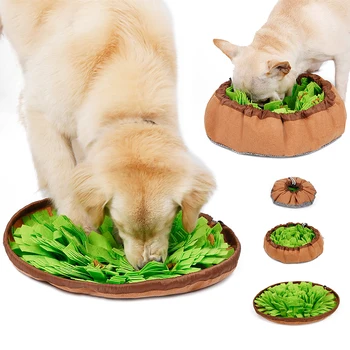 

Dog Round Sniffing Training Mat Dog Washable Puzzle Training Blanket Pet Multicolor Nasal Congestion Training Mat Pet Toys