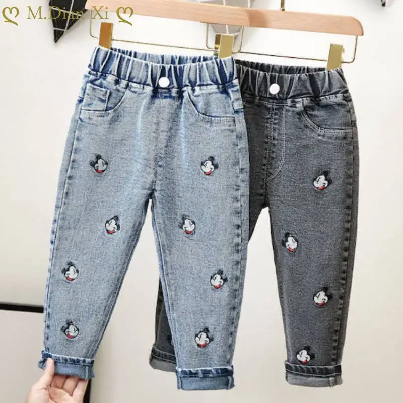 Hot New Style Girls Jeans Cute Trousers 