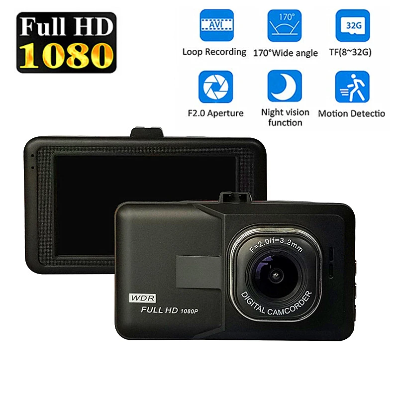 Видеорегистратор teyes de video dashcam pro с ночным видением трекером 3 0-дюймовым fotocamera
