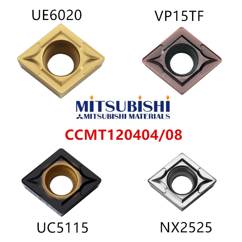 Mitsubishi CCMT120404 VP15TF UE6020 CCMT120408 NX2525 UC5115 карбидная вставка для токарного станка лазерной резки с ЧПУ, токарные инструменты SCLCR CCMT лезвие HSS