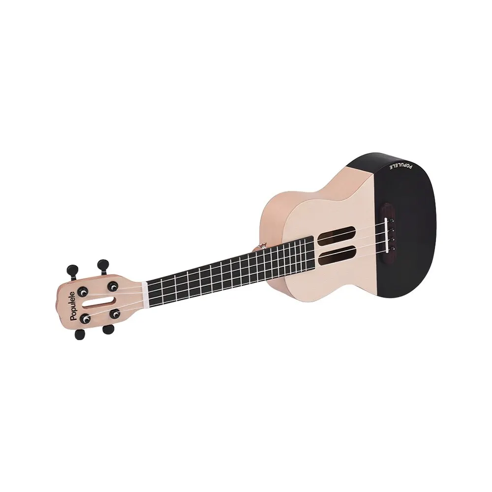 2" Умный концертный укулеле Ukelele Uke комплект со светодиодный светильник для начинающих с сумкой для переноски струны Capo Picks usb кабель для зарядки