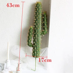 Large Artificial Cactus Tree - Tropical Indoor Fake Succulent Plant (L)