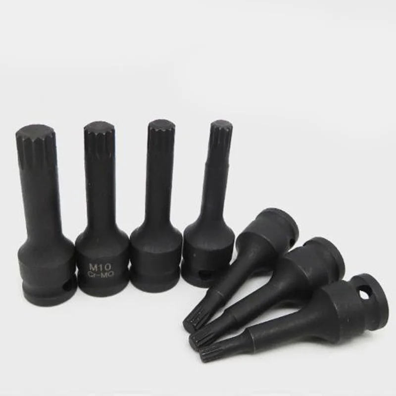 

8pcs Impact Allen Key Hex Hexagon 1/2in Drive Bit Socket Set M5 M6 M8 M10 M12 M14 M16 M18 Sockets Hand Tool Ferramenta