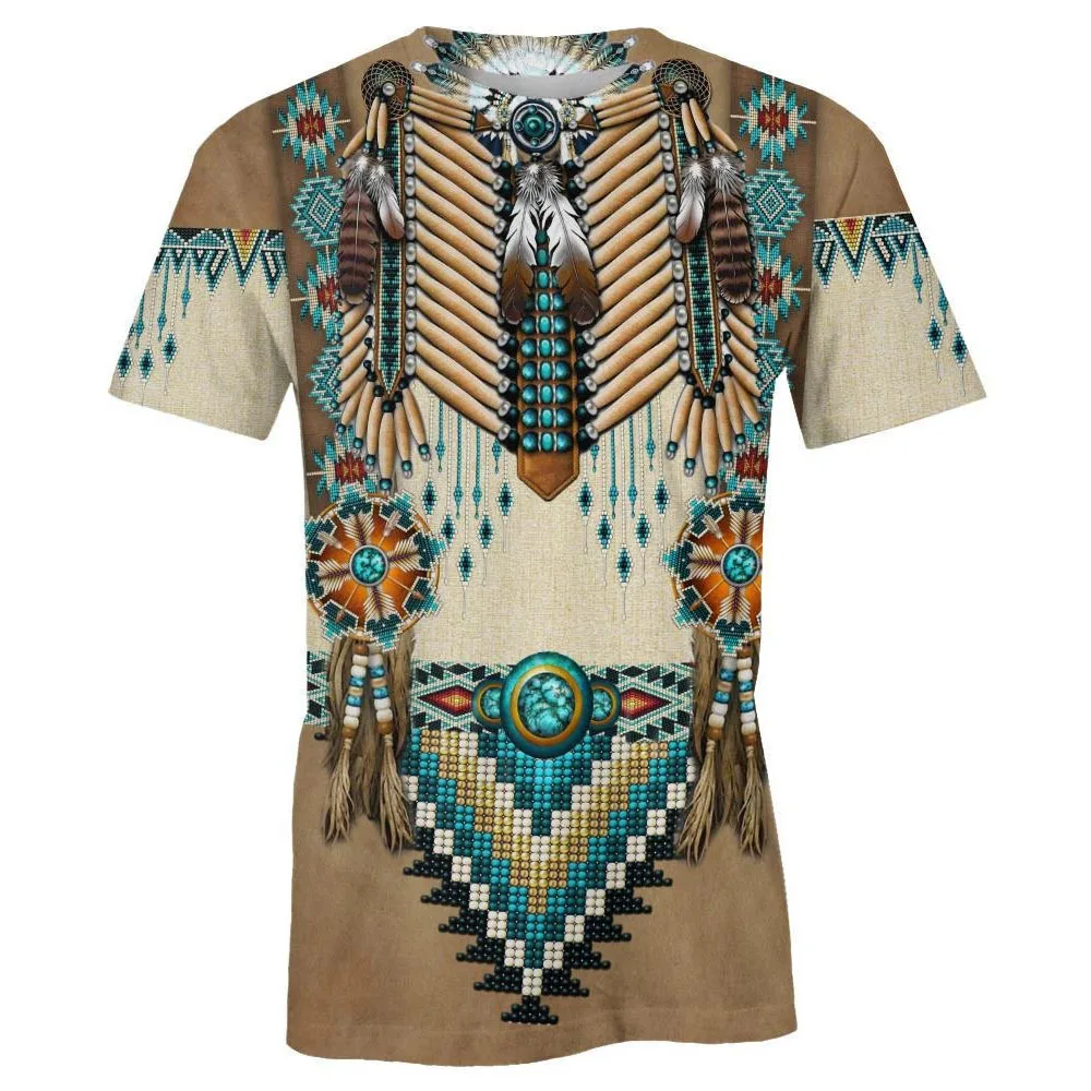 

Native Indian T Shirt Men 3D Printed Tshirt Harajuku Oversize T-shirt One Piece Short Sleeves Hip Hop Tee Shirt Boys Summer Tops