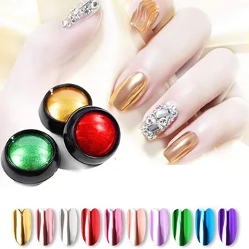 

Wholesale Bright Nail Mirror Flour Solid Shiny Powder Decor Sets Kits Nail Metallic Powder Flakes Pigment Decorations Manicure