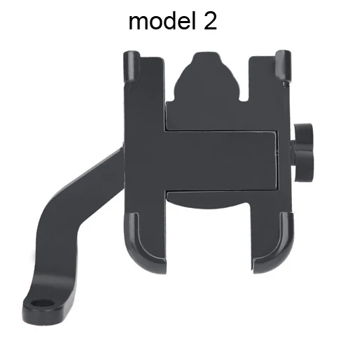 model 2 Black Универсальный держатель для телефона на велосипед 3,5-6,2 дюймов, держатель для смартфона, велосипеда, противоскользящий кронштейн для мотоцикла, велосипеда, держатель для телефона - Цвет: model 2 Black
