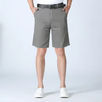 

Men's shorts men's cotton five-point pants summer thin beach shorts middle-aged men's business casual suit shorts