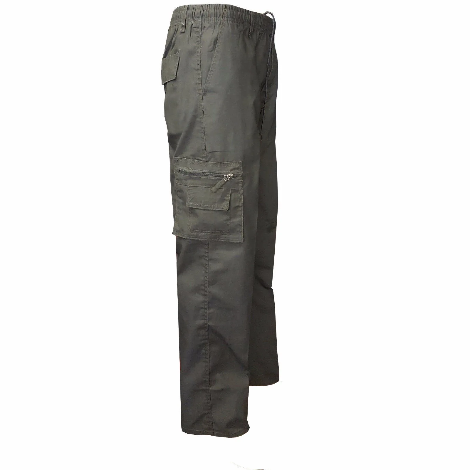 Мужские брюки, тактические однотонные спортивные брюки на шнурке и эластичной талии, военные охотничьи брюки, облегающие брюки карго для мужчин Yd01