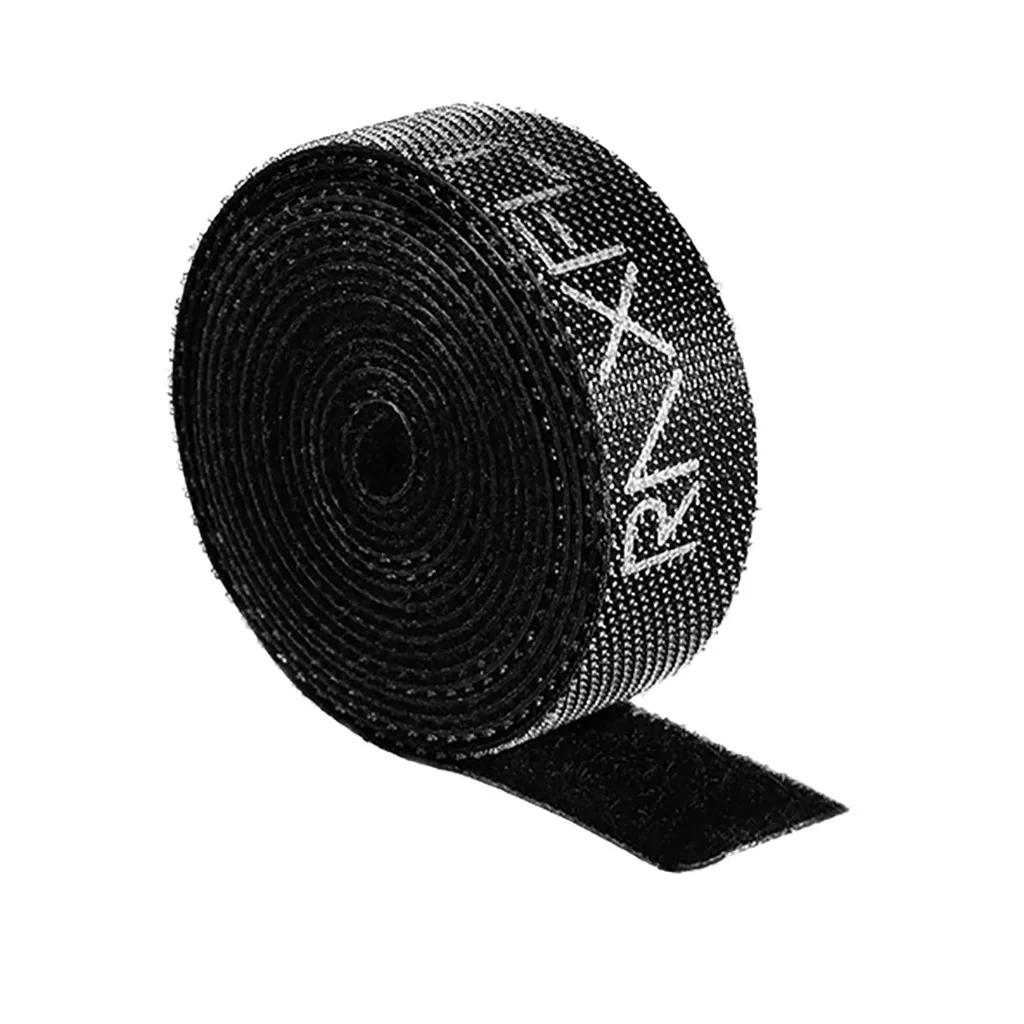 Dropshipping newest high quality Ultra Thin Micro Soft Nylon Hook Buckled bandage Loop Fastener Magic Tape hot#1104