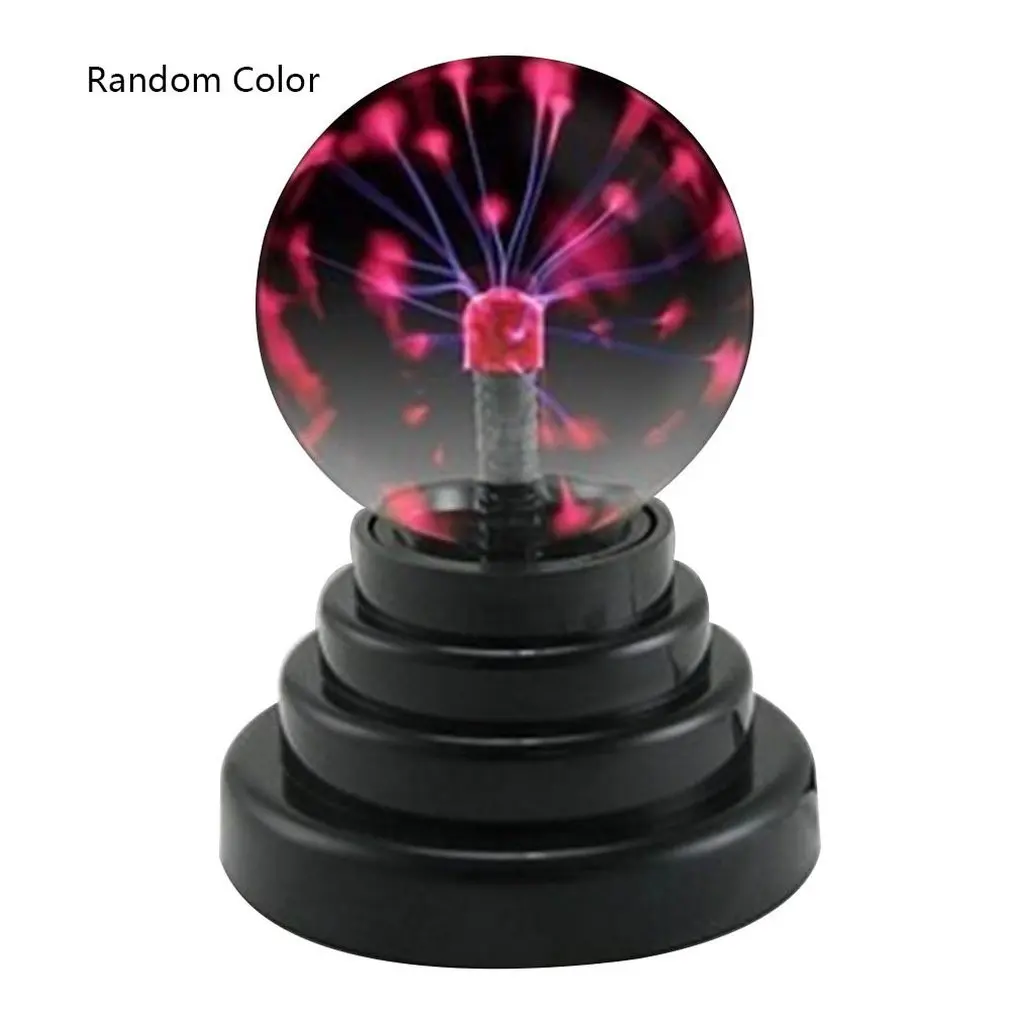 

Plasma Ball Lamp Globe Static Night Light Magic Touch Sound Sensitive Glass Sphere Fun Toy Kids Plazma Desk Novelty Light
