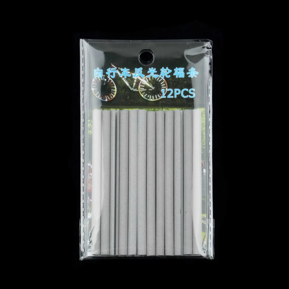 Excellent 12pcs Bicycle Reflective Mount Clip Tube Warning Strip Bicycle bike Wheel Spoke Reflector mountain rear bike reflector light 1 Excellent 12pcs Bicycle Reflective Mount Clip Tube Warning Strip Bicycle bike Wheel Spoke Reflector mountain rear bike reflector light 1