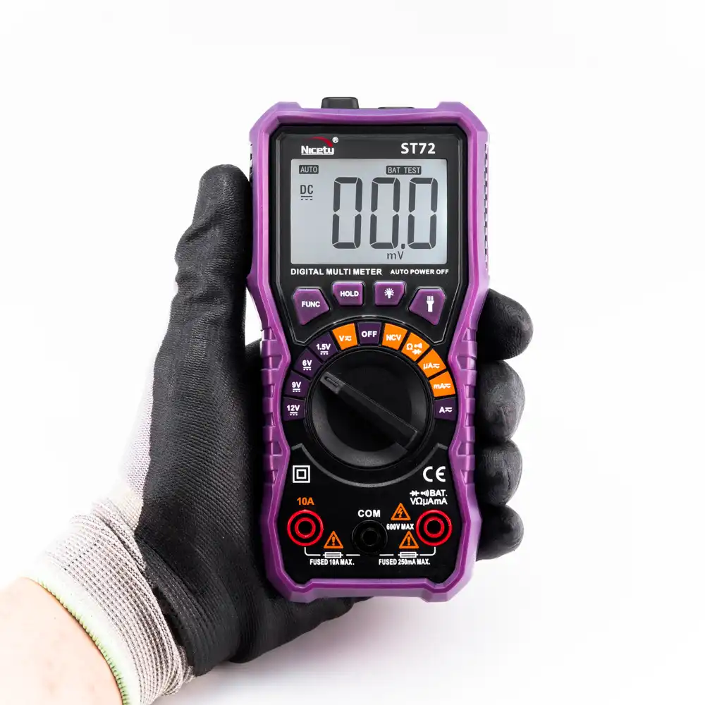 Цифровой мультиметр Nicetymeter ST72 многометровый переменный ток постоянный истинный
