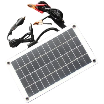 

Flexible Solar Panel 10W Panels Solar Cells Cell Module DC for Car Yacht Light RV 12V Outdoor Charger