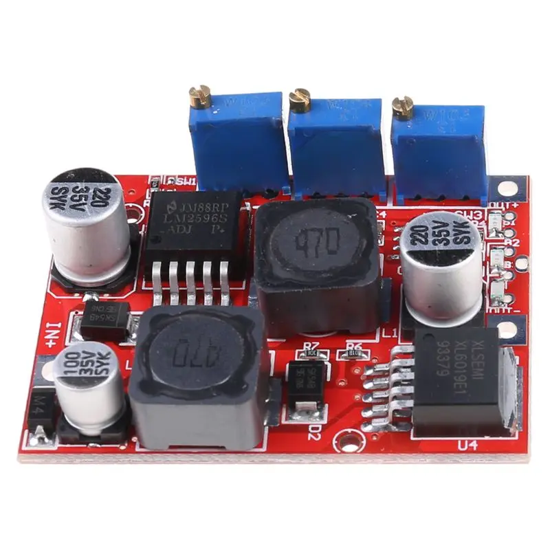DC LM2577S LM2596S шаг вверх вниз Boost Напряжение конвертер Питание модуль|Инверторы и