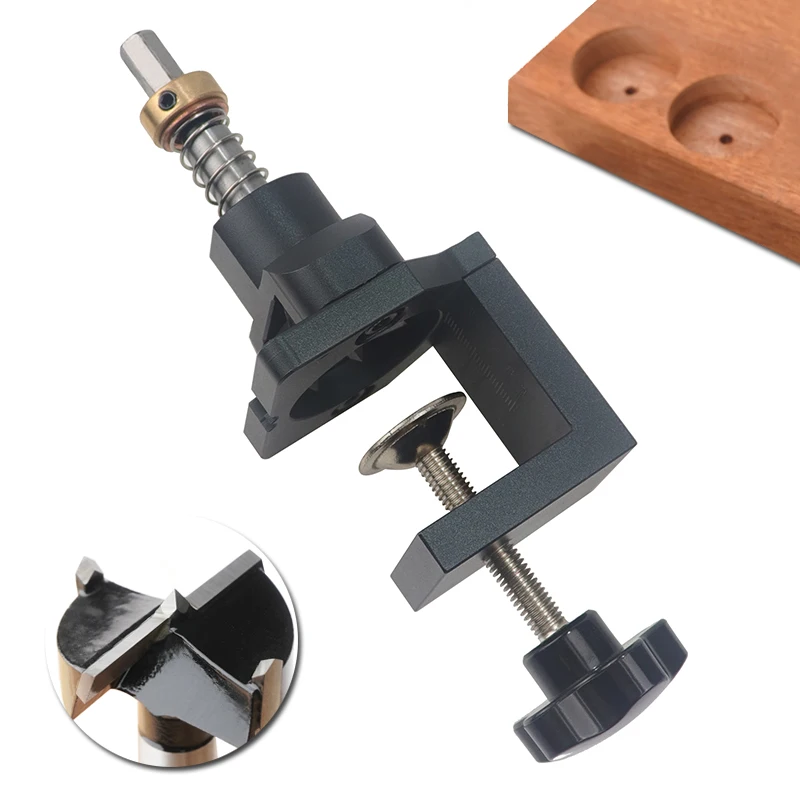 6//8//10MM Plastic Hand-held Wood Pocket Hole Fixture Straight Hole Opener,for Woodworking Wooden Table Jig Kit Drill Guide Wood Dowel Puncher Locator Carpentry Tool Woodworking Locator Tool