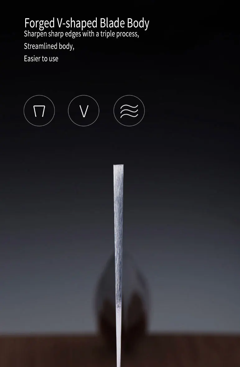 Xiaomi Mijia Butcher Knife Stainless Steel Kitchen Knife Multipurpose Use for Home Kitchen or Restaurant