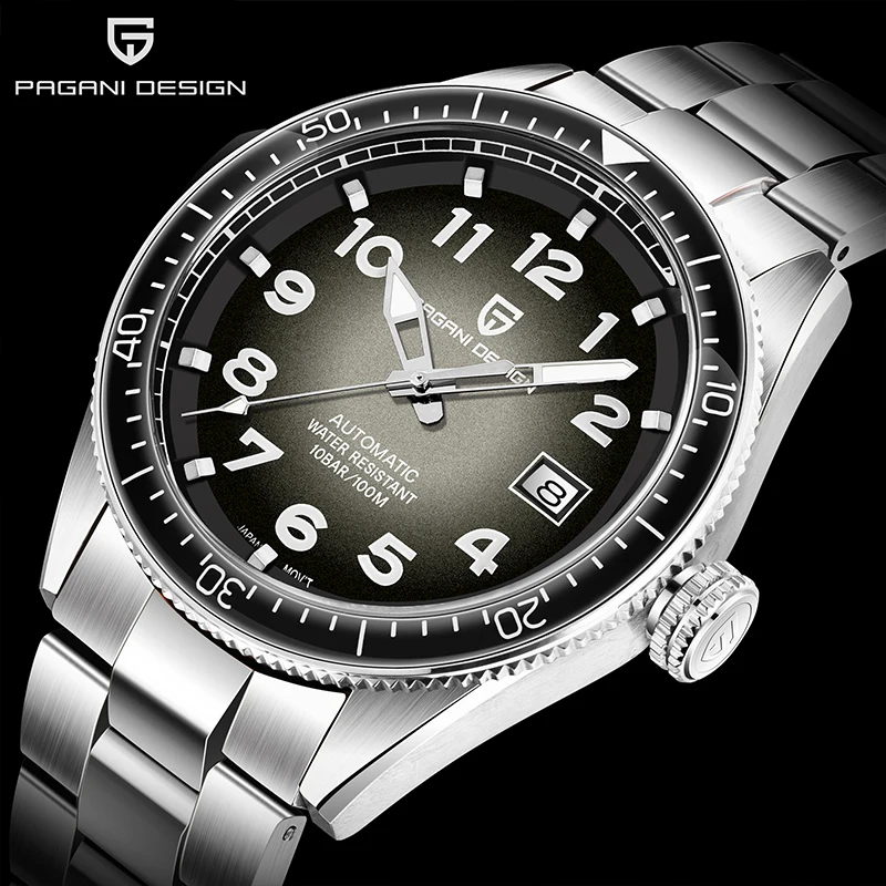 PAGANI Дизайн Модные мужские часы автоматические механические лучший бренд класса люкс все стальные водонепроницаемые спортивные часы для мужчин Relogio Masculino