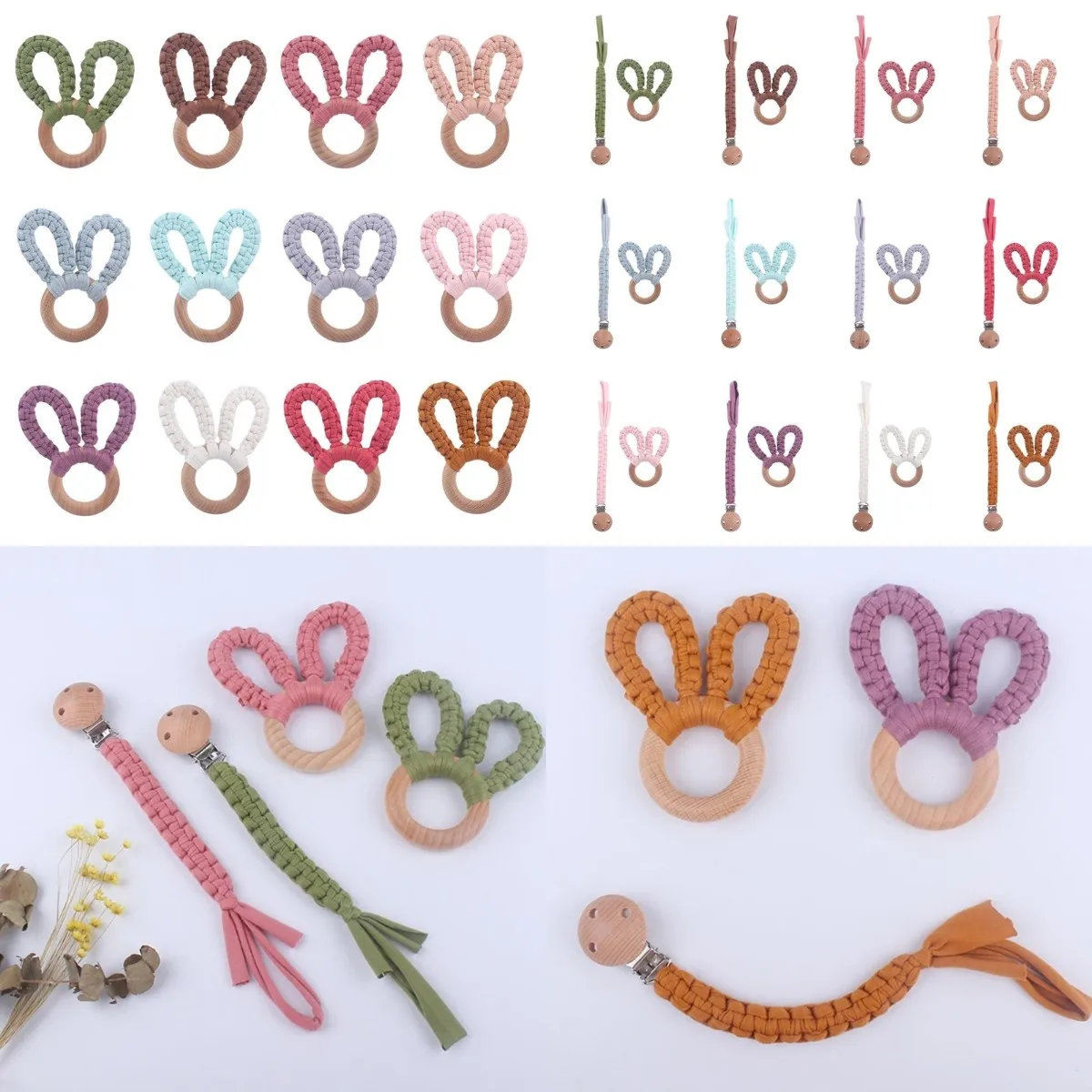 

2 шт., детская деревянная игрушка «соска»