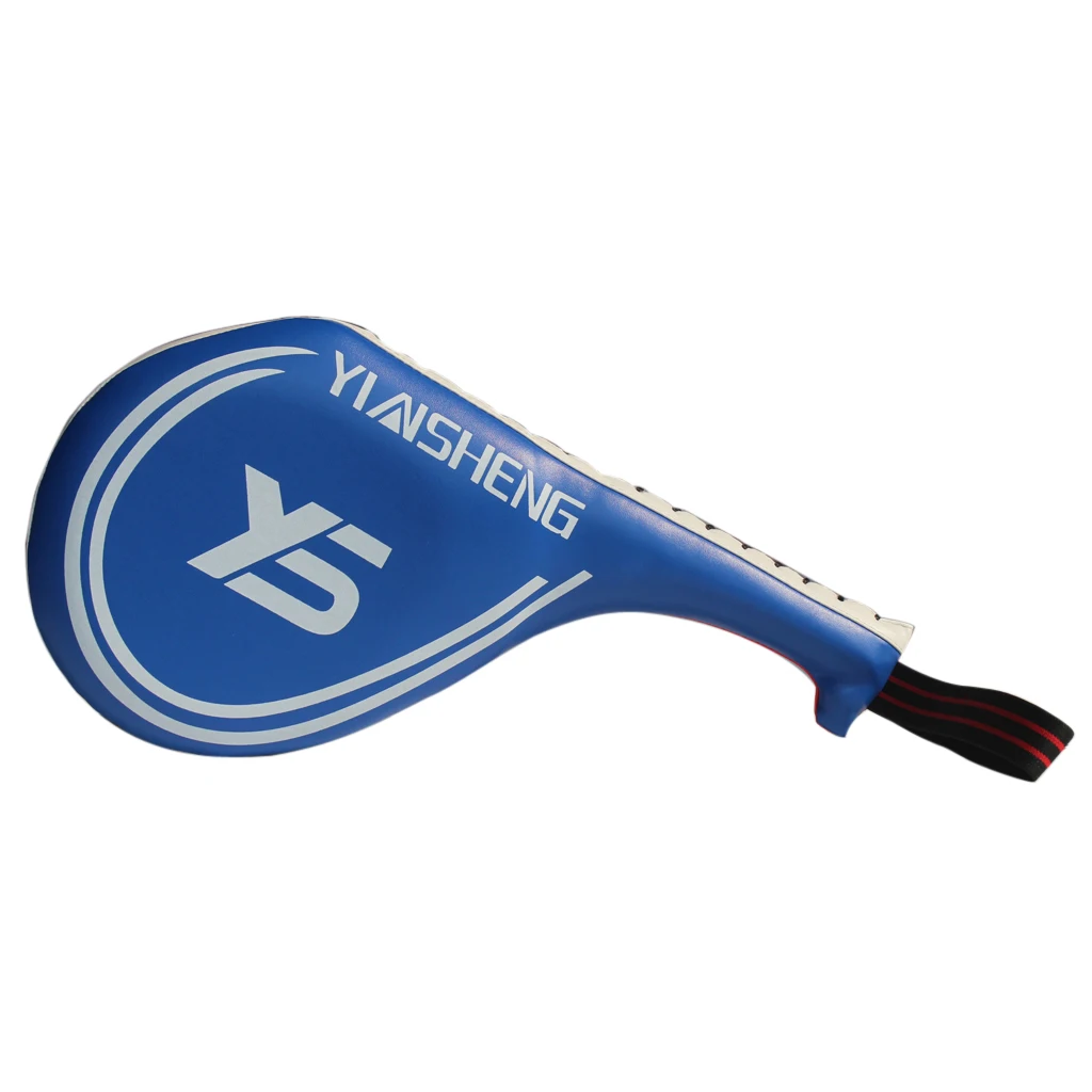 Blue Red Тхэквондо Kick Pad ударная цель, прочный TKD ударные цели обучение Kick Strike Paddle Double Face Tae Kwon колодки - Цвет: Blue Red