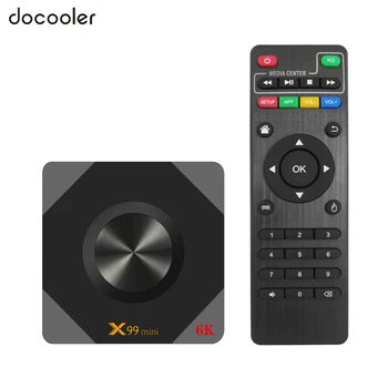 

Docooler X99 Mini Smart Android 9.0 TV Box Allwinner H6 4GB RAM 64GB 32GB Wifi Media player 4K for Google Youtube Set Top Box