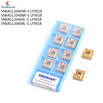 

SNMG120404 R-S SNMG120408 R-S LF9018 SNMG120404L-S SNMG120408L-S LF9018 External turning tools Carbide inserts CNC turning tools