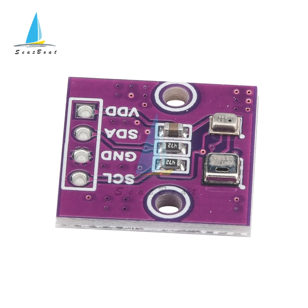 Sensor Module Pressure Sensor Module DC 2.0-5V I2C Interface AHT20 + BPM280 Digital Temperature Humidity Sensor High Precision Atmospheric Pressure Sensor For Arduino