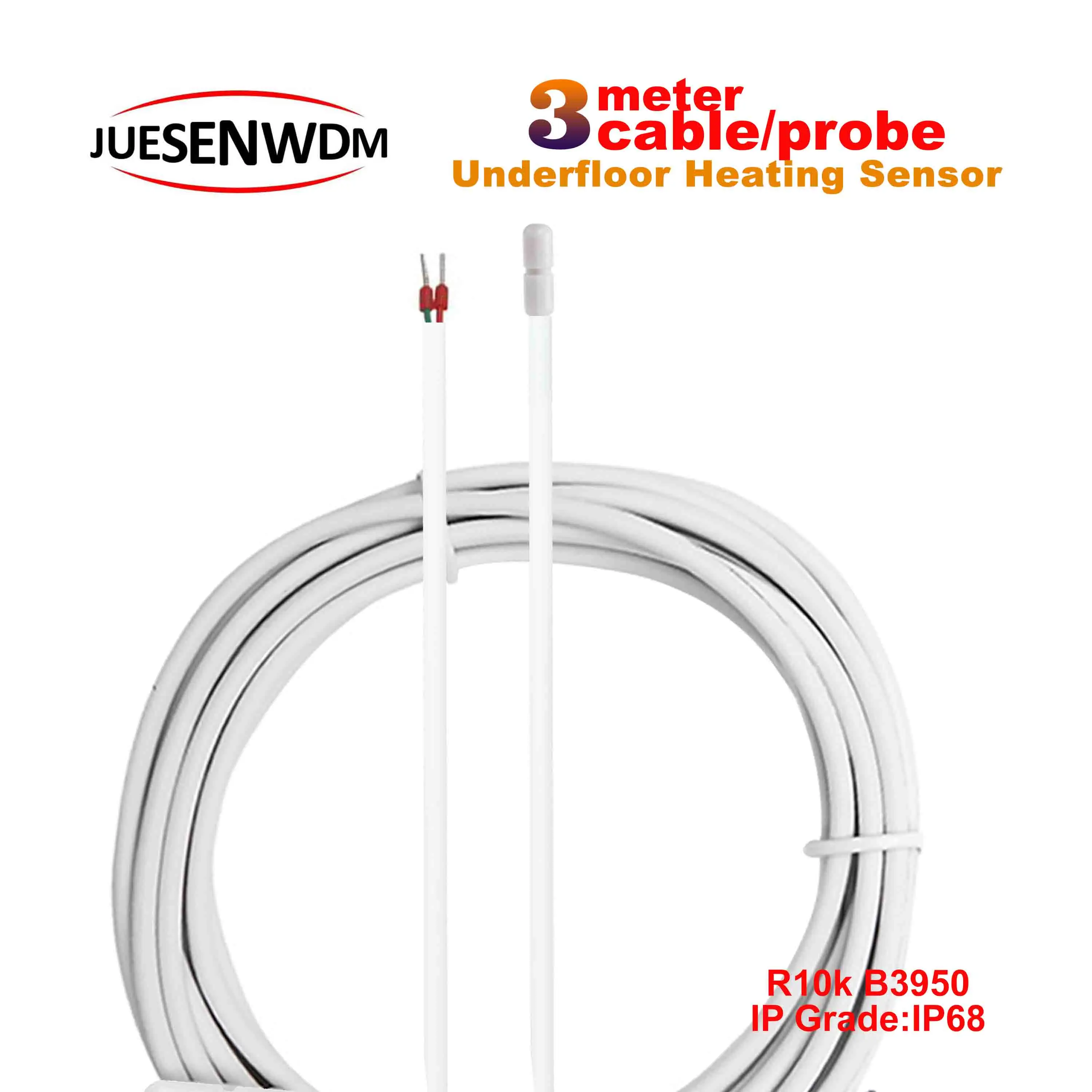 

3M cable cord ntc 10k 3435 oscilloscope probe for floor heating thermostat sensor