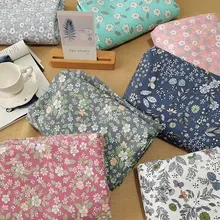 Retro Floral Fabric Patchwork Breathable Cloth By Meters For Quilting Baby Bedding Blanket Sewing Cloth Material