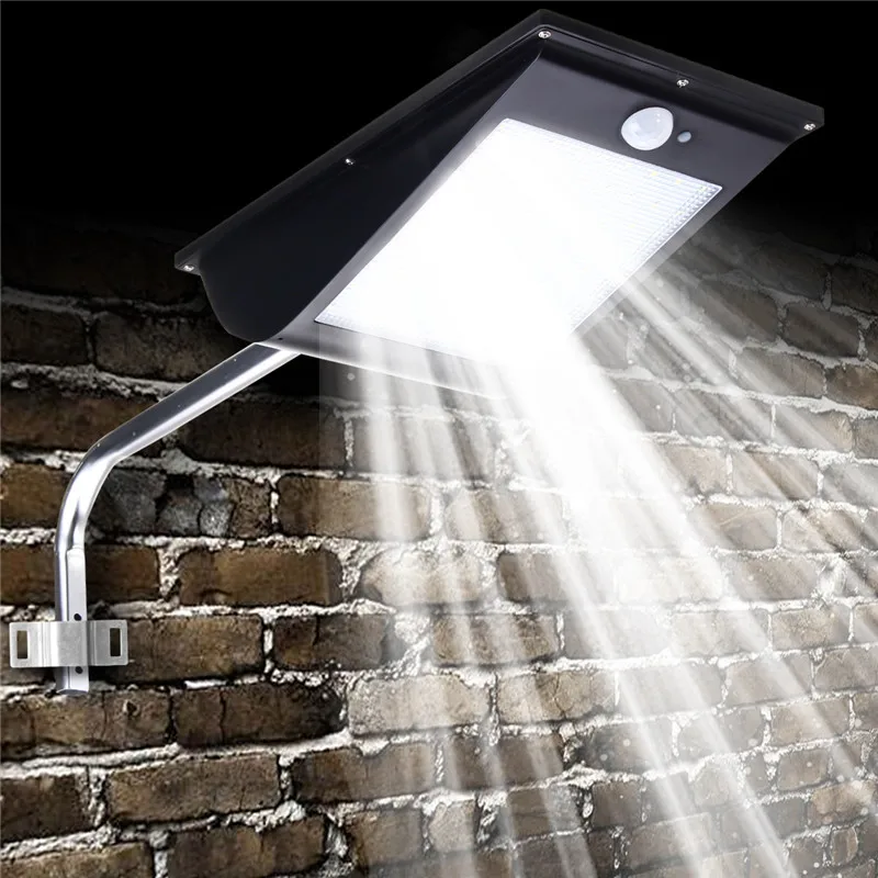 

3.7V 10W Solar Powered 81 LED Street Light Motion Sensor Security Street Light Lamp for Outdoor Waterproof IP65