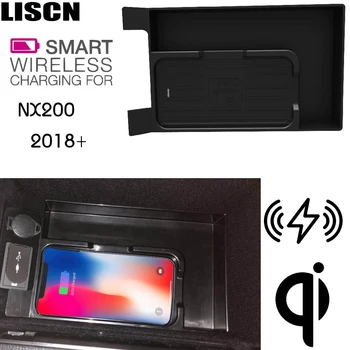 

For Lexus NX200 2018 2019 2020 QI Wireless charging Hidden Wireless charger Phone Holder Storage Box