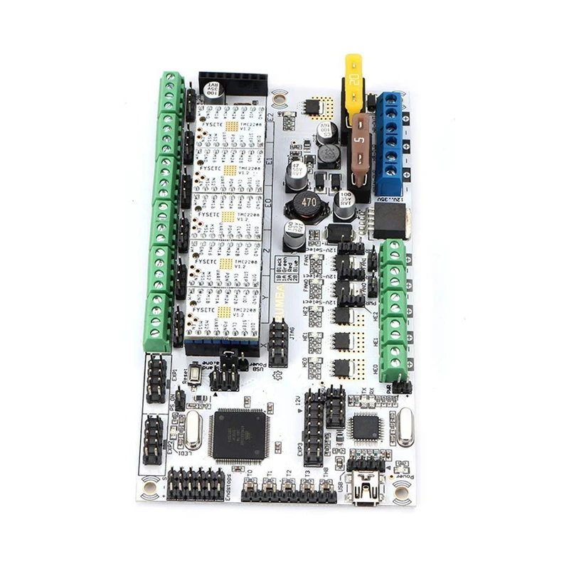 5 шт. 3d принтер шаговый двигатель драйвер, TMC2208 V1.2 Stepstick шаговый двигатель драйвер модуль носитель с радиатором для 3d принтера